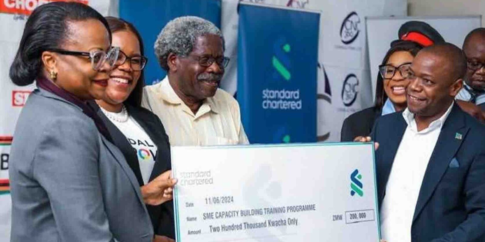 SMEs get K200,000 financing support from Standard Chartered Bank Zambia