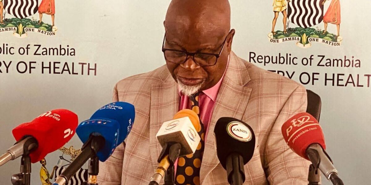 Health minister, Muchima, warns of rising cholera cases as Lusaka ...