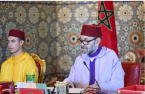 The King of Morocco chairs a Council of Ministers